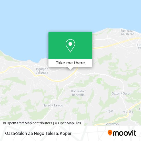 Oaza-Salon Za Nego Telesa map