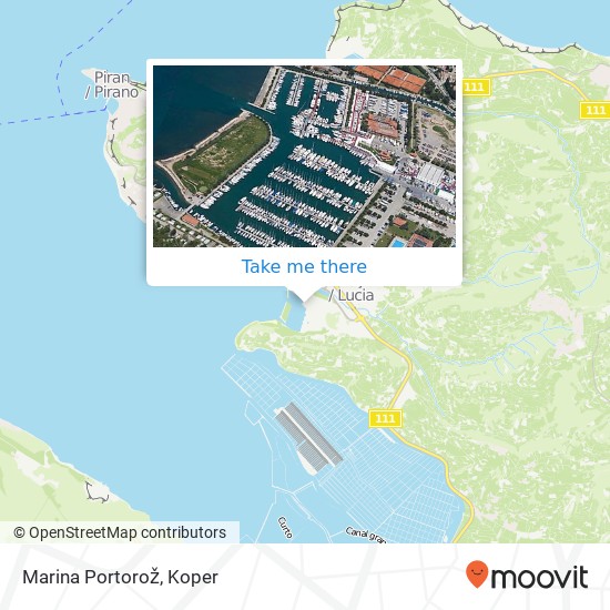 Marina Portorož map