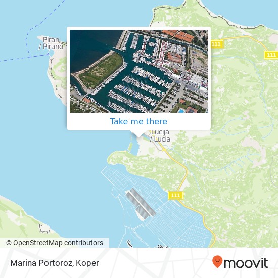 Marina Portoroz map