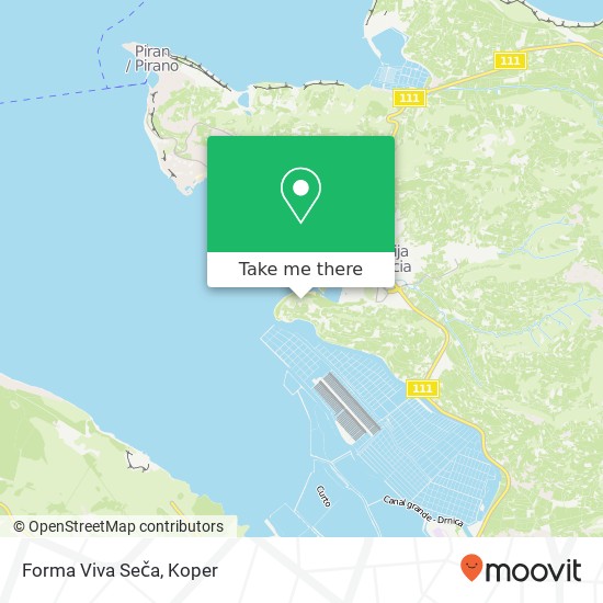 Forma Viva Seča map