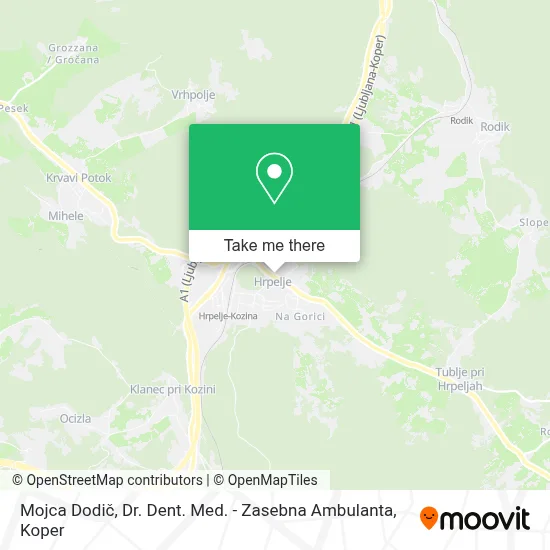 Mojca Dodič, Dr. Dent. Med. - Zasebna Ambulanta map