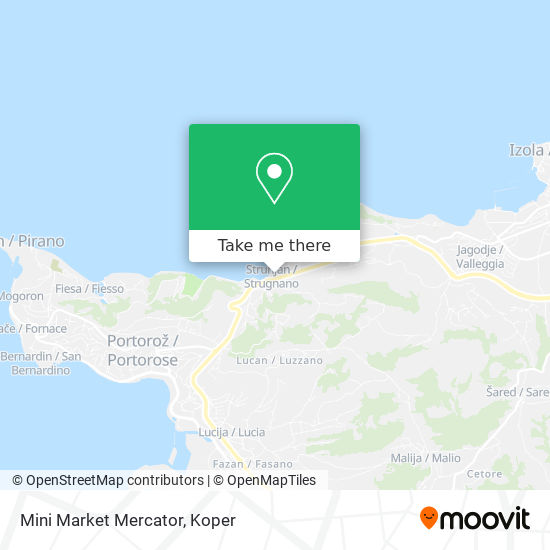 Mini Market Mercator map
