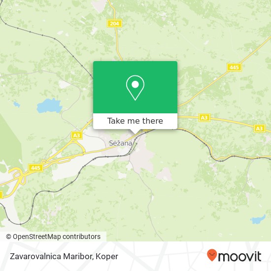 Zavarovalnica Maribor map