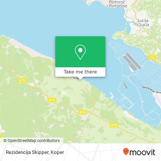 Rezidencija Skipper map