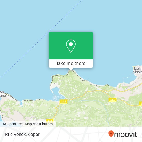 Rtič Ronek map