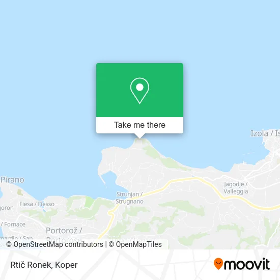 Rtič Ronek map
