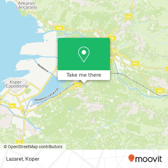 Lazaret map