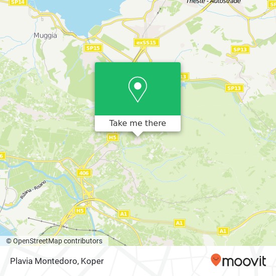 Plavia Montedoro map