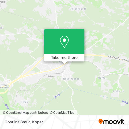 Gostilna Šmuc map