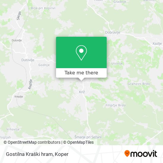 Gostilna Kraški hram map