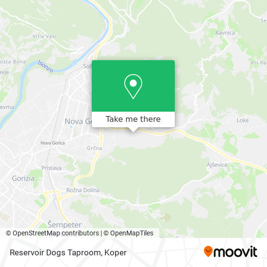 Reservoir Dogs Taproom map