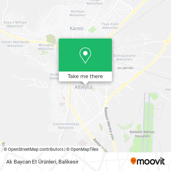 Ak Baycan Et Ürünleri map
