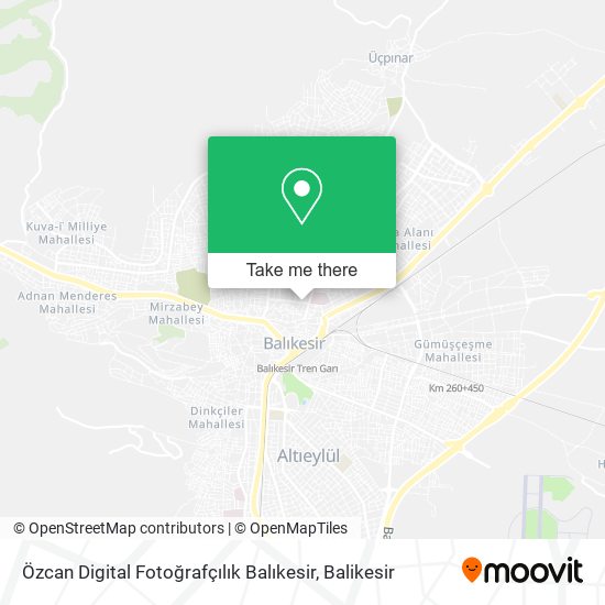 Özcan Digital Fotoğrafçılık Balıkesir map