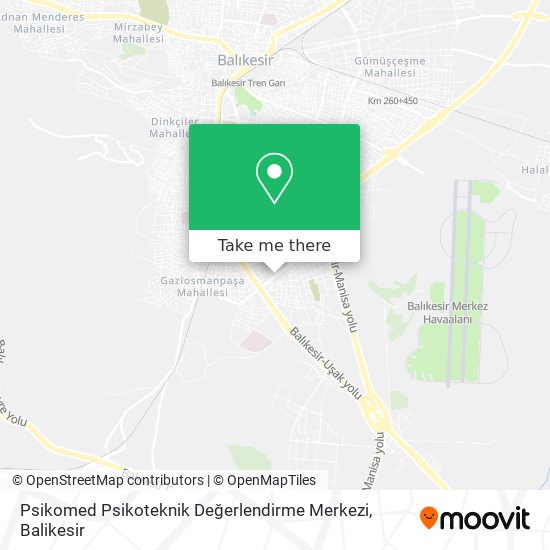 Psikomed Psikoteknik Değerlendirme Merkezi map