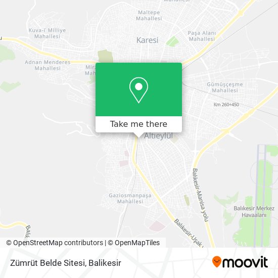 Zümrüt Belde Sitesi map