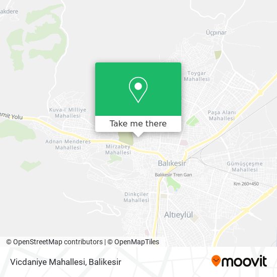 Vicdaniye Mahallesi map