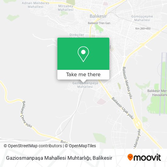Gaziosmanpaşa Mahallesi Muhtarlığı map