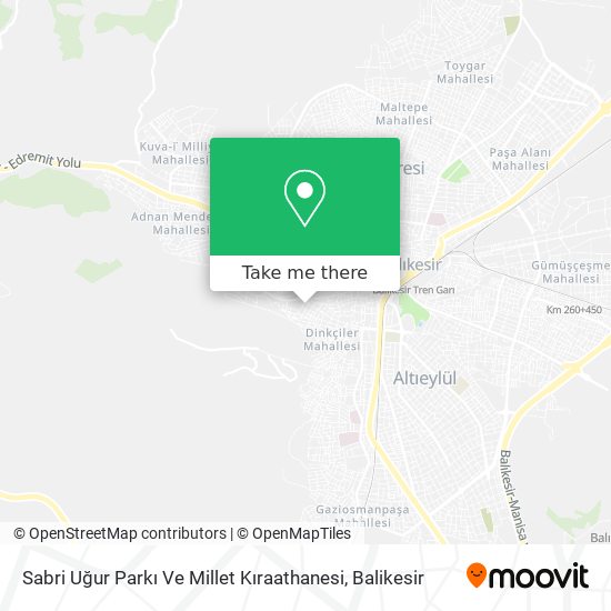 Sabri Uğur Parkı Ve Millet Kıraathanesi map