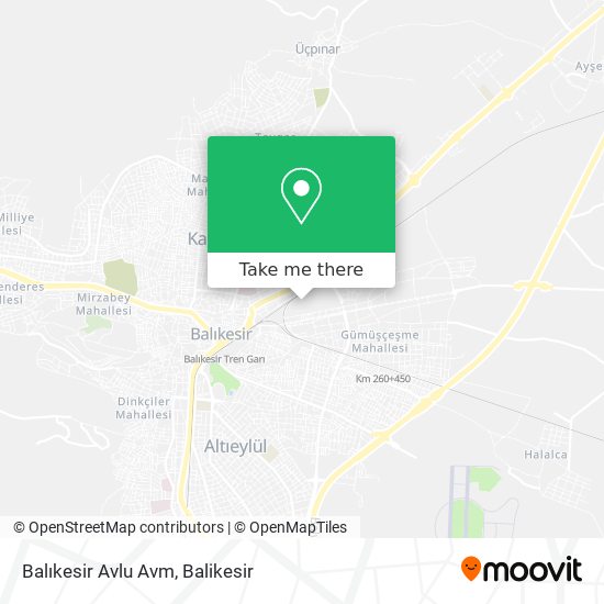 Balıkesir Avlu Avm map