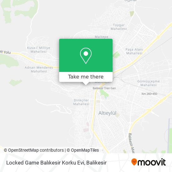 Locked Game Balıkesir Korku Evi map