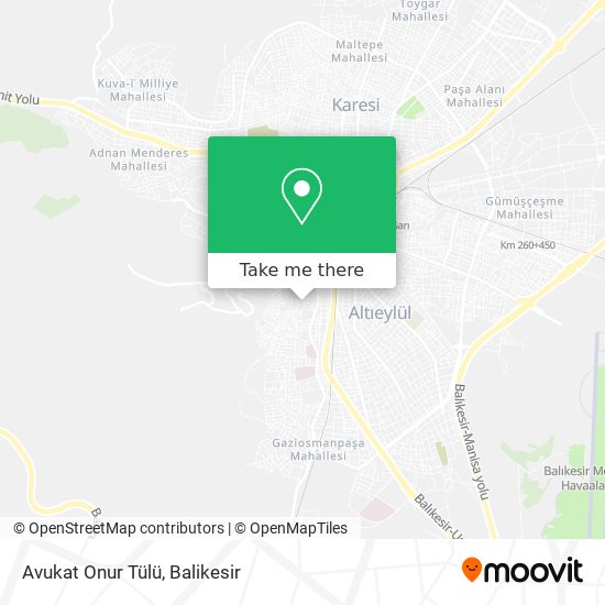 Avukat Onur Tülü map