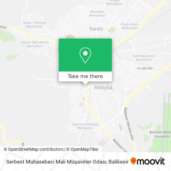 Serbest Muhasebeci Mali Müşavirler Odası map