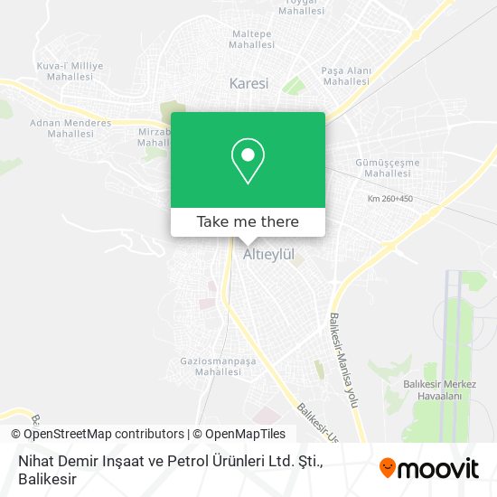 Nihat Demir Inşaat ve Petrol Ürünleri Ltd. Şti. map