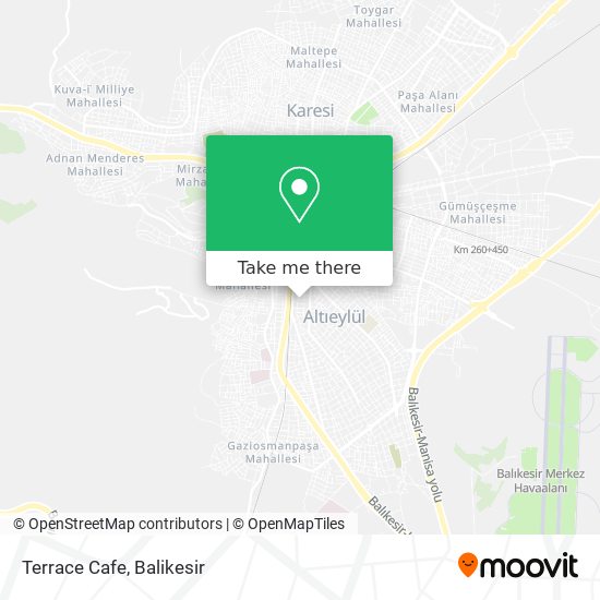 Terrace Cafe map