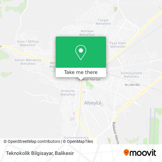Teknokolik Bilgisayar map