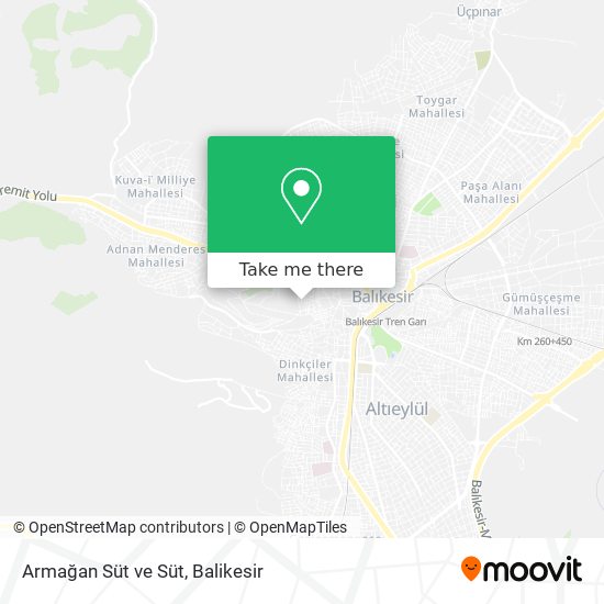 Armağan Süt ve Süt map