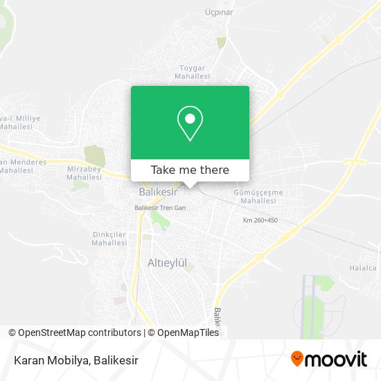 Karan Mobilya map