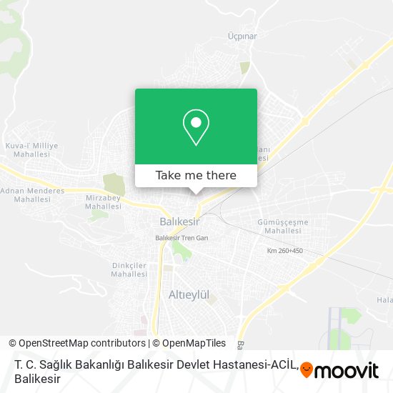 T. C. Sağlık Bakanlığı Balıkesir Devlet Hastanesi-ACİL map