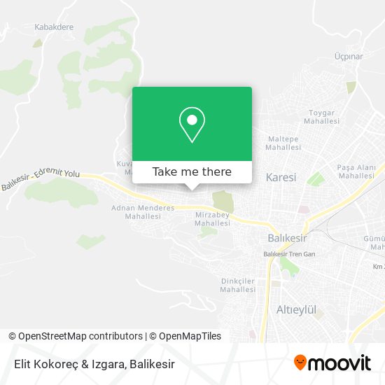 Elit Kokoreç & Izgara map