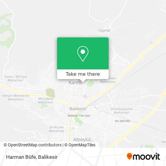 Harman Büfe map