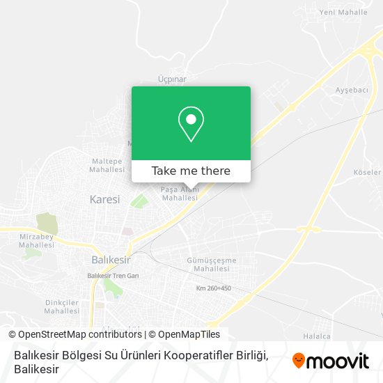 Balıkesir Bölgesi Su Ürünleri Kooperatifler Birliği map