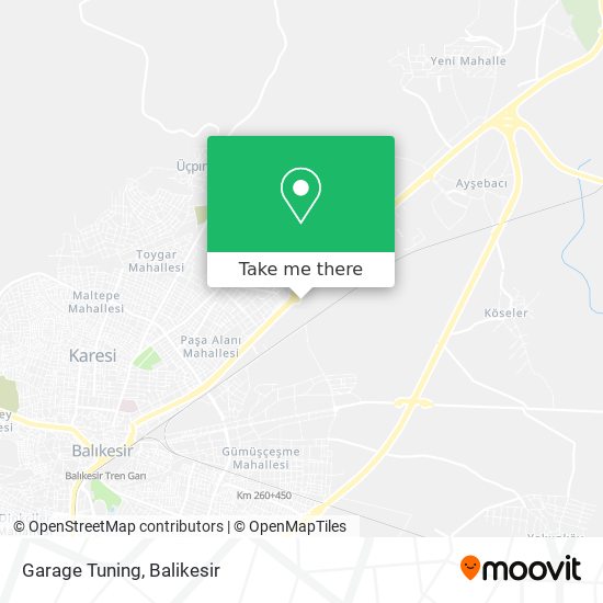 Garage Tuning map