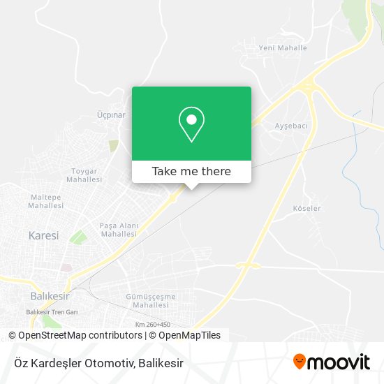Öz Kardeşler Otomotiv map