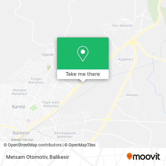 Metsam Otomotiv map