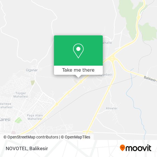 NOVOTEL map