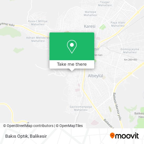 Bakıs Optık map