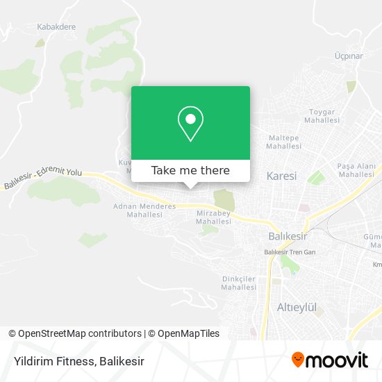 Yildirim Fitness map