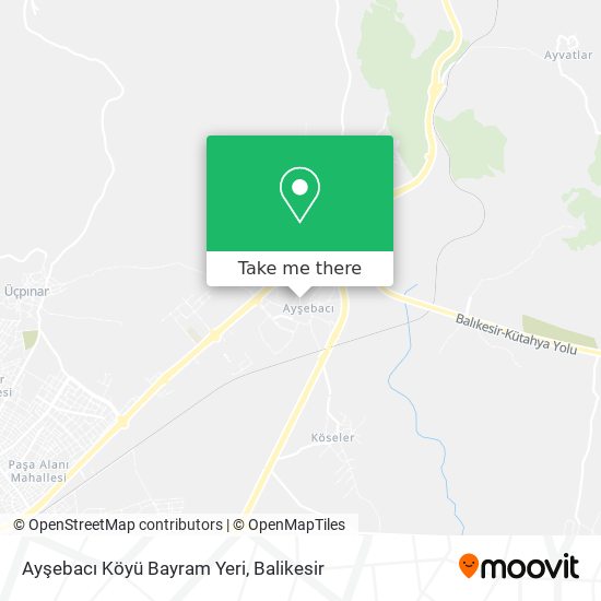 Ayşebacı Köyü Bayram Yeri map