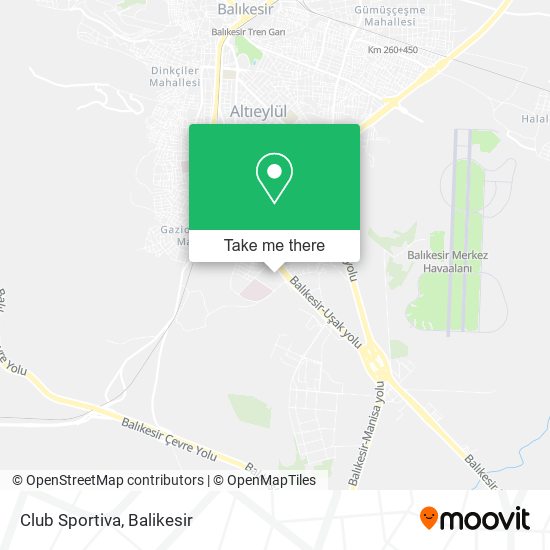 Club Sportiva map