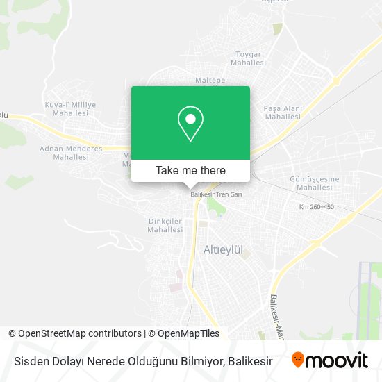 Sisden Dolayı Nerede Olduğunu Bilmiyor map