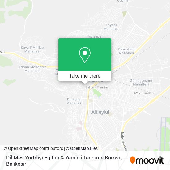 Dil-Mes Yurtdışı Eğitim & Yeminli Tercüme Bürosu map