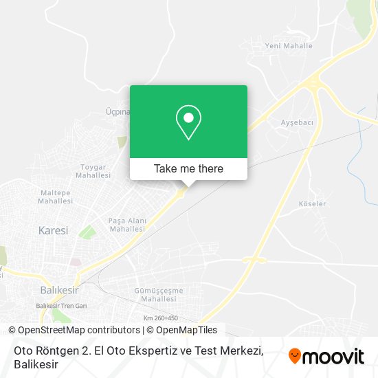 Oto Röntgen 2. El Oto Ekspertiz ve Test Merkezi map