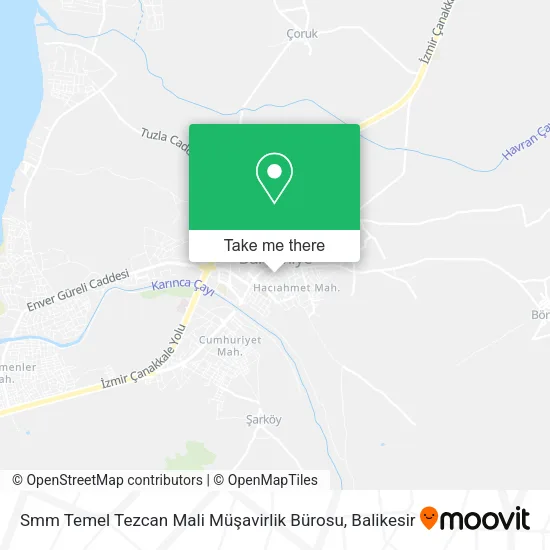 Smm Temel Tezcan Mali Müşavirlik Bürosu map