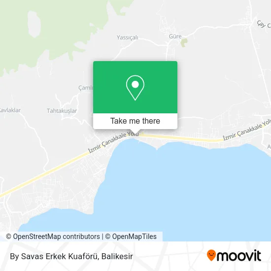 By Savas Erkek Kuaförü map