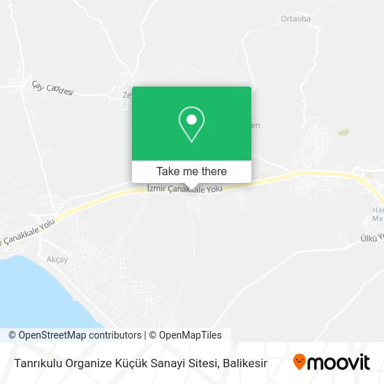 Tanrıkulu Organize Küçük Sanayi Sitesi map