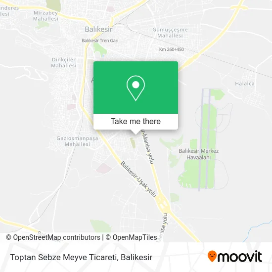 Toptan Sebze Meyve Ticareti map